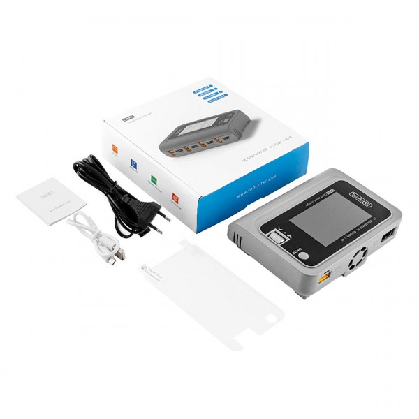 TK12000 ToolkitRC Q4AC LiPo 1-4S 5A 4 Kanal Ladegerät AC/DC